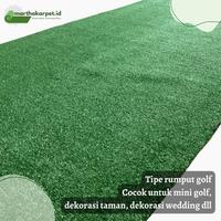 Gambar Rumput Sintetis Golf 1 Roll 25m x 1 Meter Tebal 10MM Termurah dari Art Carpet Mart undefined 3 Tokopedia