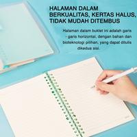 Gambar Deli kertas binder file Loose leaf ukuran B5 isi 60 halaman QHB560 - Hijau, B5 dari Deli Stationery Indonesia undefined 4 Tokopedia
