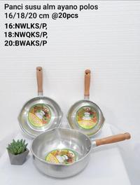 Gambar Panci susu Ayano / Panci Indomie Aluminium / Panci masak aluminium - 16 cm polos dari TokOnlineRuby undefined 1 Tokopedia