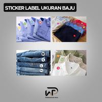 Gambar 1 roll (500 pcs) Stiker Label Ukuran baju | Stiker Label Size Baju - A-444 dari Warehousepack undefined 4 Tokopedia