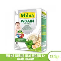 Gambar Milna WGAIN bubur bayi usia 6-12 bln dan 8-12 bln berat 120 gr - Ayan Bayam dari Indokids Store undefined 1 Tokopedia
