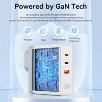 Gambar Vention GaN Charger 100Watt Adaptor USB C PD3 QC 4+ Apple Laptop Kepala Charger HP Laptop - FEG-100Watt dari XLink Semarang undefined 3 Tokopedia
