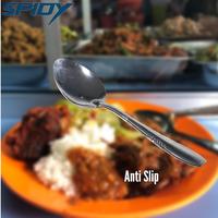 Gambar Sendok Makan Stainless Steel Motif Batik Anti Noda Bebas Karat - Sendok Batik dari MST TOOLS undefined 4 Tokopedia