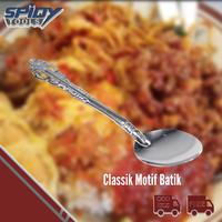 Gambar Sendok Makan Stainless Steel Motif Batik Anti Noda Bebas Karat - Sendok Batik dari MST TOOLS undefined 5 Tokopedia