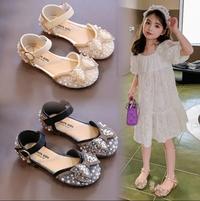 Gambar Sepatu Sandal Pesta Anak Perempuan - Emas, 30 - Merah Muda, 26 dari MOSBO undefined 1 Tokopedia
