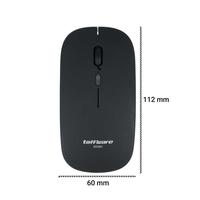 Gambar Mouse Wireless Laptop Komputer PC Bisa Di Cas Charger Rechargeable - Hitam RGB dari Yorent undefined 4 Tokopedia