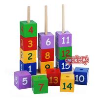 Gambar Mainan Edukasi Kayu Anak Menara Balok Angka Susun Kubus Stacking Tower dari MainanMurahDepok undefined 1 Tokopedia
