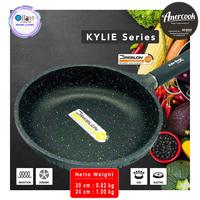Gambar Amercook Wajan Masak Anti Lengket Kylie Series Black PFOA Free - 24CM dari Ollahomeliving undefined 2 Tokopedia