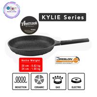 Gambar Amercook Wajan Masak Anti Lengket Kylie Series Black PFOA Free - 24CM dari Ollahomeliving undefined 4 Tokopedia