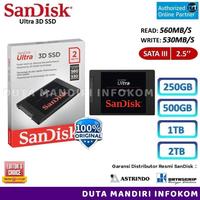 Gambar SanDisk Ultra 3D Nand SSD 250GB 500GB 1TB 2TB 4TB - 2,5" SATA III - 500GB dari Duta Mandiri Infokom undefined 1 Tokopedia