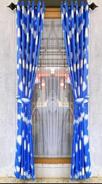 Gambar Promo Gorden Minimais, motif awan/gorden langit/gorden warna biru - 150 cm, Biru dari SNN GORDEN undefined 3 Tokopedia