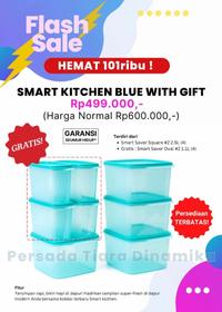 Gambar TUPPERWARE SMART KITCHEN SET (4) GRATIS SMART SAVER 2 1,1L (4) dari Asia Hardware Store Official undefined 1 Tokopedia