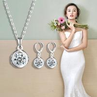Gambar Anting Kalung Set/Kalung Berlian/Perhiasan Aksesoris Wanita - Drip dari Toko Hanako-01 undefined 4 Tokopedia