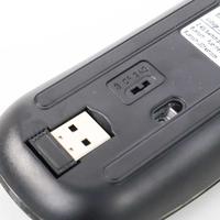 Gambar Mouse Wireless Laptop Komputer PC Bisa Di Cas Charger Rechargeable - Hitam RGB dari Yorent undefined 3 Tokopedia