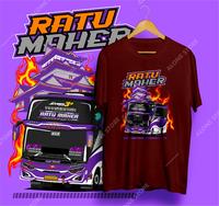 Gambar Kaos Bus RATU MAHER // Bus Mania // T-Shirt Ratu Maher - Putih, S4 (umur 7-8th) dari Alonestore_galih undefined 2 Tokopedia