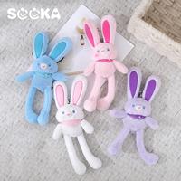 Gambar SOOKA Boneka Kelinci Telinga Panjang Tarik 30cm Rabbit Doll Plush Toys - Ungu dari sooka undefined 3 Tokopedia