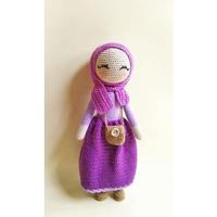 Gambar Termurah Amigurumi || Boneka Elif || Boneka Rajut Hijab dari AL-HIKMAAH undefined 4 Tokopedia