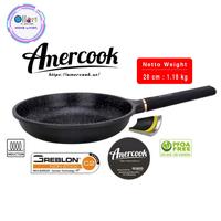 Gambar Wajan Amercook Bio Grit Series PFOA Free Greblon Non-Stick - 20cm dari Ollahomeliving undefined 1 Tokopedia