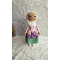 Gambar Termurah Amigurumi || Boneka Elif || Boneka Rajut Hijab dari AL-HIKMAAH undefined 5 Tokopedia