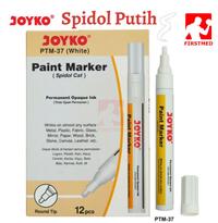 Gambar SPIDOL PUTIH JOYKO WHITE PERMANENT PAINT MARKER PERMANEN PER PCS dari firstmed.id undefined 1 Tokopedia