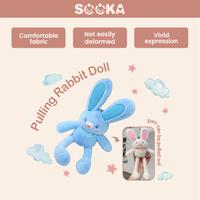 Gambar SOOKA Boneka Kelinci Telinga Panjang Tarik 30cm Rabbit Doll Plush Toys - Ungu dari sooka undefined 1 Tokopedia