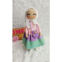 Gambar Termurah Amigurumi || Boneka Elif || Boneka Rajut Hijab dari AL-HIKMAAH undefined 3 Tokopedia