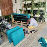 Gambar GANTI COVER SOFA / SERVICE SOFA RETRO / PERBAIKAN SOFA dari Fhan&#39;shop_ service sofa undefined 2 Tokopedia