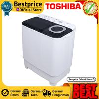 Gambar MESIN CUCI 2 TABUNG TOSHIBA 8 KG VH 85MN VH85MN LOW WATT GARANSI RESMI dari Bestprice Official Mall undefined 2 Tokopedia