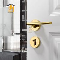 Gambar Gagang Kunci Pintu Gaya Eropa/ Elegant GOLD Full Set PREMIUM dari Josca Homestore undefined 1 Tokopedia