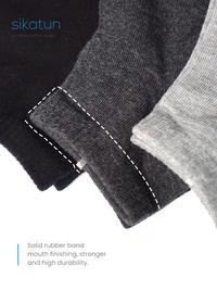 Gambar SIKATUN ANKLE SOCKS PREMIUM - KAOS KAKI PRIA WANITA PENDEK SEMATA KAKI - Black, 44-48 dari Auzu Socks undefined 3 Tokopedia