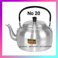 Gambar Teko ceret aluminium global eagle ukuran 20,22,24,26 cm - NO 20 dari Grosir perabotan salsabila undefined 2 Tokopedia