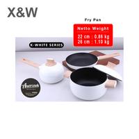 Gambar X&W Cookware Amercook Wajan Fry Pan Cast Aluminium White Series Anti Lengket - 26 cm dari X&W undefined 4 Tokopedia