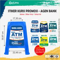 Gambar Stiker Kursi Promosi - Agen Bank Resmi Brilink BCA BNI BSI Mandiri Buk - Brilink dari Optima Media Edu undefined 1 Tokopedia