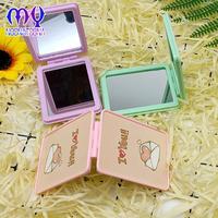 Gambar Cermin Lipat Mini Dua Sisi Kaca Make Up Saku Bentuk Bulat Kotak - BULAT RANDOM dari Mynoona Toona undefined 2 Tokopedia