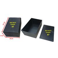 Gambar BOX CUSTOM PLASTIK PVC TEBAL SERBA GUNA MULTI FUNGSI X7 HITAM dari fajarantena elektronik undefined 1 Tokopedia