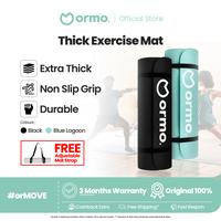 Gambar Onix Matras Yoga Mat Anti Slip Karet kualitas Lembut 8mm - Hitam dari Ormo Indonesia undefined 1 Tokopedia