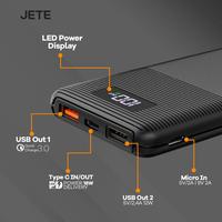 Gambar Powerbank 10000mAh JETE A9 - Power Bank LED Indicator 3 Output 10000 m dari Tactical Gadget Store undefined 3 Tokopedia