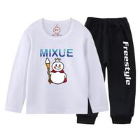 Gambar Baju Kaos Anak Setelan Lengan Panjang Anak Mixue Misue DTF 1-10 Tahun - Merah Muda, size 6 dari logokids undefined 4 Tokopedia