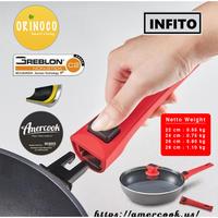 Gambar Amercook Fry Pan Infito Series Greblon C2 Non-Stick Anti Lengket - 26CM dari Orinoco Smart Living undefined 3 Tokopedia