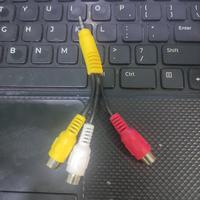 Gambar Kabel Jack Audio 3.5mm Garis 3 to 3 Rca female dari Tamba online medan undefined 1 Tokopedia