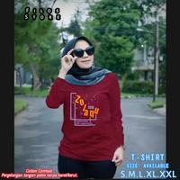 Gambar Kaos Lengan Panjang Wanita Zolaqu - Putih, M dari SayClo.id undefined 2 Tokopedia