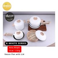Gambar Amercook Fry Pan Pressed Aluminium White Series Teflon Anti Lengket - 26cm dari Kioslunchbox bogor undefined 2 Tokopedia