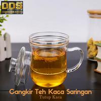 Gambar Gelas Cangkir Teh Kaca Tea Cup Mug With Infuser Filter - 420 ML (KACA) dari DariDuaSatu undefined 5 Tokopedia