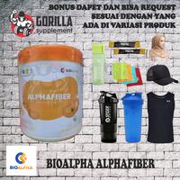 Gambar BIOALPHA AlphaFiber 250 gram 50 Serving Minuman Fiber Serat Sayur Buah - Jeruk, 1 SacheT SOP dari Gorilla Supplement undefined 1 Tokopedia