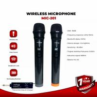 Gambar ADVANCE MIC-201 DUA MICROPHONE WIRELESS MIC KARAOKE dari Suryaphone.group undefined 1 Tokopedia