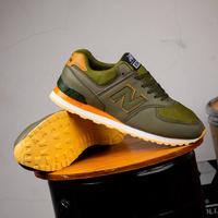 Gambar sepatu sneakers pria casual new balance 574 green orange - 39 dari Pootstepsid undefined 2 Tokopedia