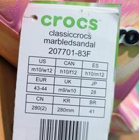 Gambar Crocs Classic Marbled Sandal 207701-83F dari CCDD STORE undefined 4 Tokopedia