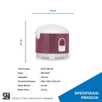 Gambar MAGIC COM MIYAKO MCM528 / MCM 528 RICE COOKER PENANAK NASI 1.8 LITER - Silver Flower dari SaranaGemilang undefined 5 Tokopedia