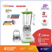 Gambar Maspion Blender Plastik Anti Pecah 2in1 1 L - MT1207 | MT-1207- Hijau dari Wahana Superstore undefined 1 Tokopedia