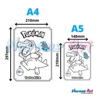 Gambar Gambar Mewarnai Seri Karakter POKEMON Untuk Anak TK SD PAUD Kertas HVS dari Naraaz Art undefined 3 Tokopedia